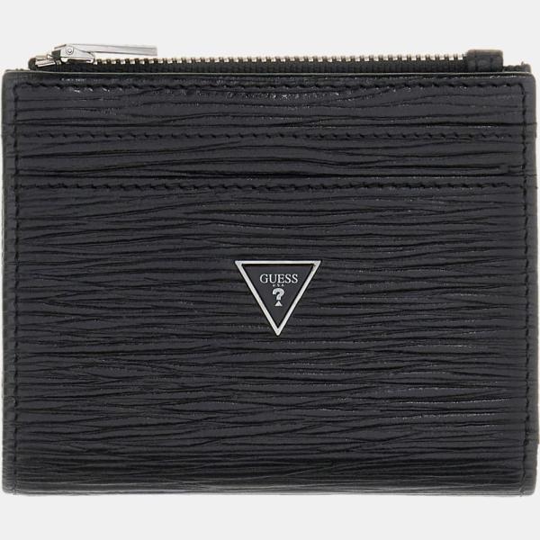 Cartera hombre con cremallera piel Guess