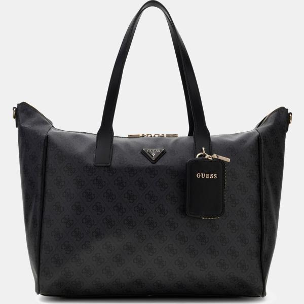 bolso shopper Guess blanco con diseños