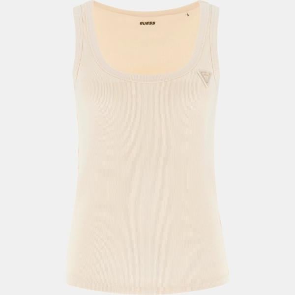 camisetas sin mangas Guess blanco