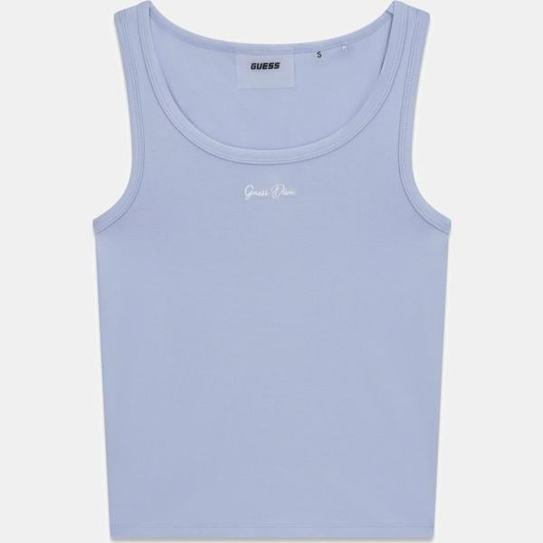 camisetas sin mangas Guess blanco