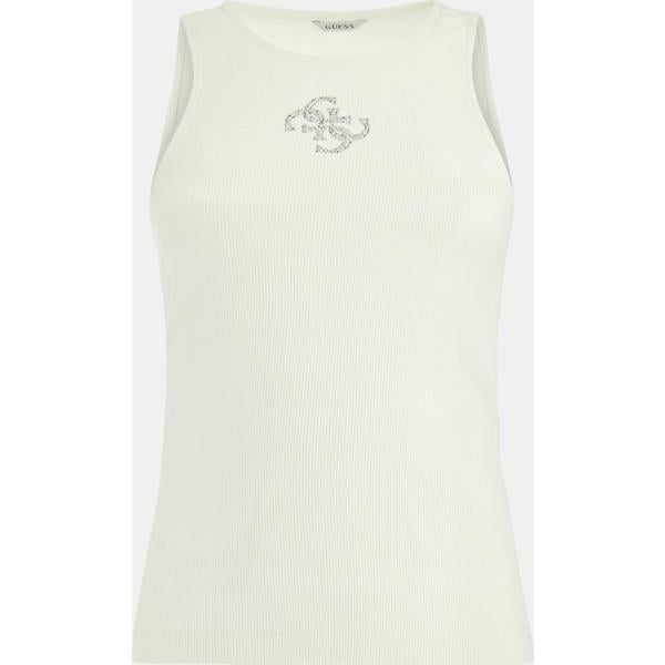 camisetas sin mangas Guess blanco