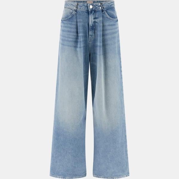 vaqueros pata de elefante Guess azul