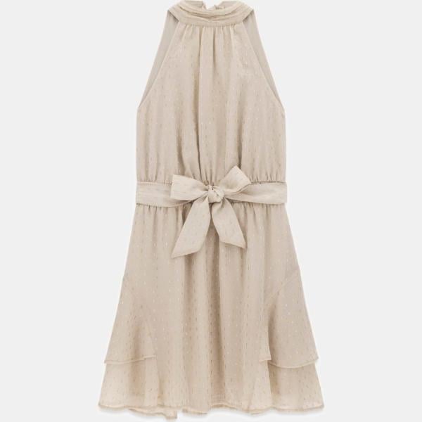 vestidos cortos Guess blanco de flores