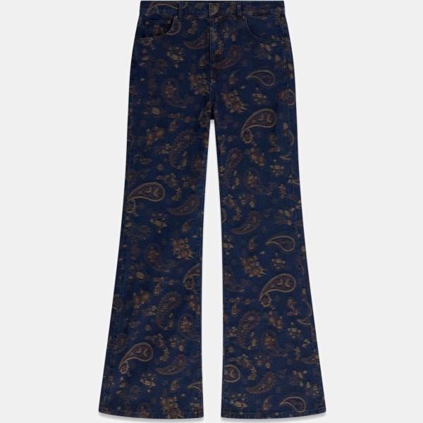 vaqueros bootcut Guess azul con diseños