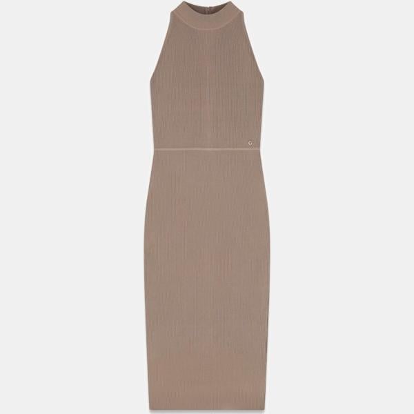 vestidos midi/longuettes Guess blanco