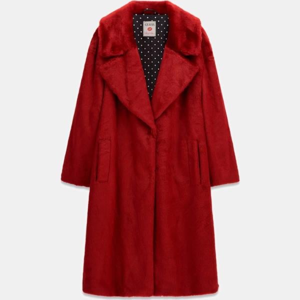 abrigos Guess rojo