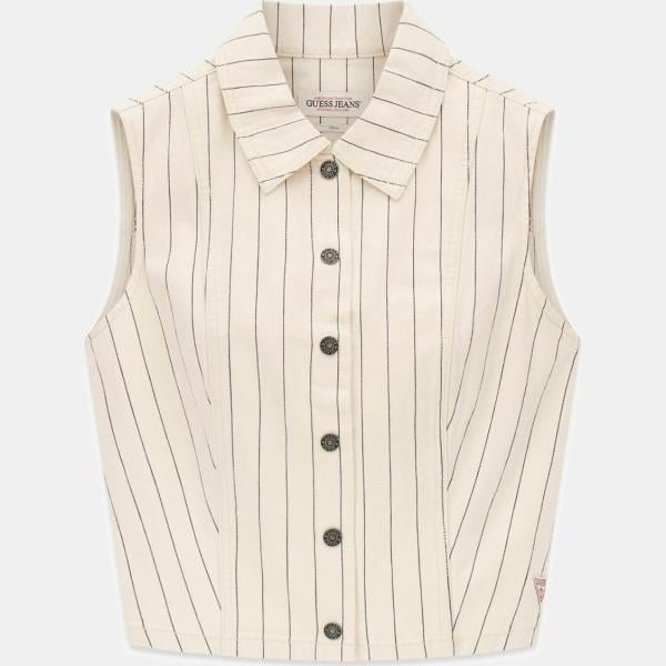 camisas Guess rosa de rayas