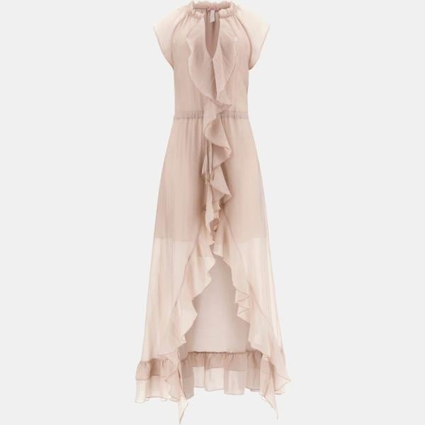 vestidos largos Guess marrón