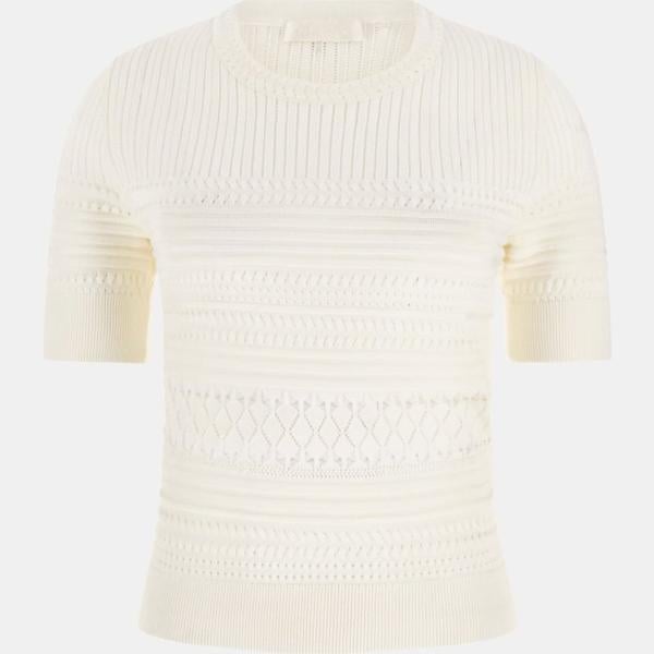 prendas de punto Guess blanco