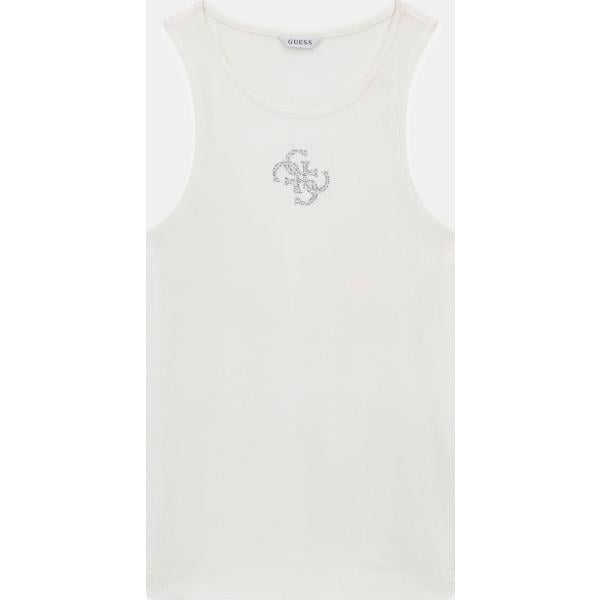 camisetas sin mangas Guess blanco