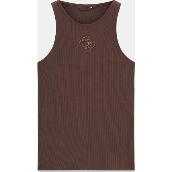 camisetas sin mangas Guess marrón