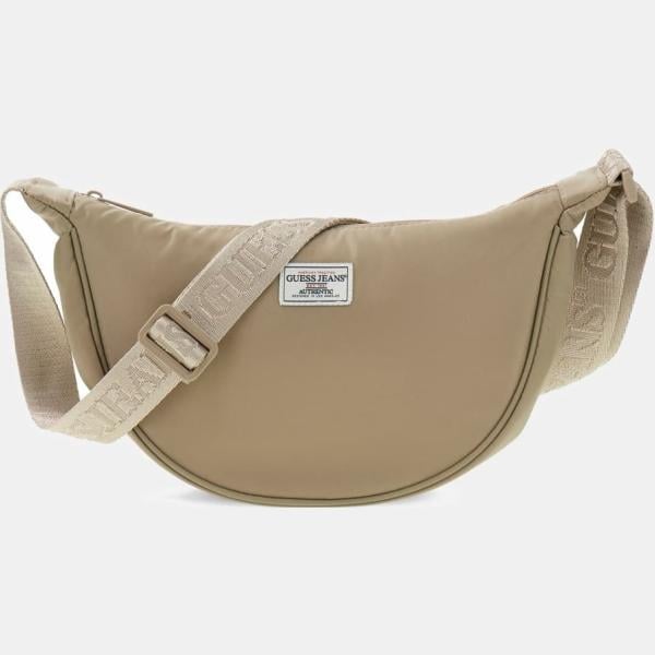 bolsos de hombro Guess Jeans marrón