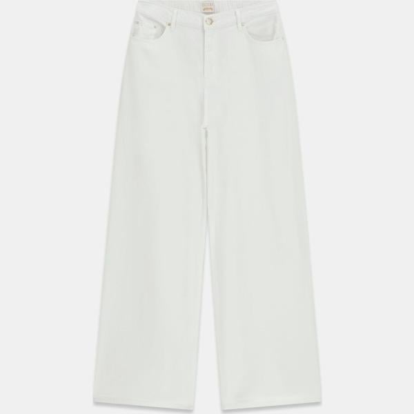 pantalones palazzo Guess blanco