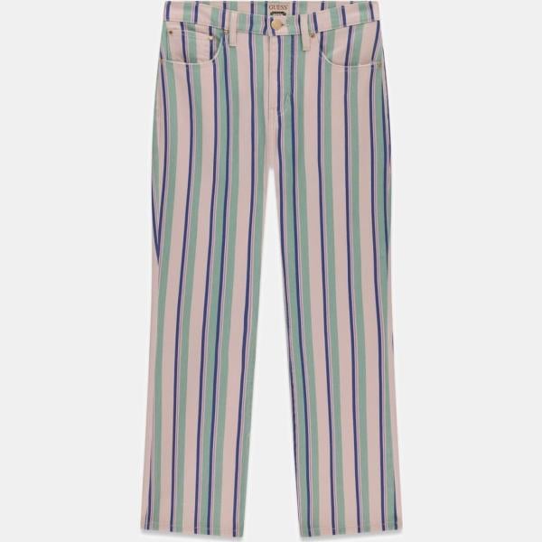 vaqueros bootcut Guess blanco de rayas