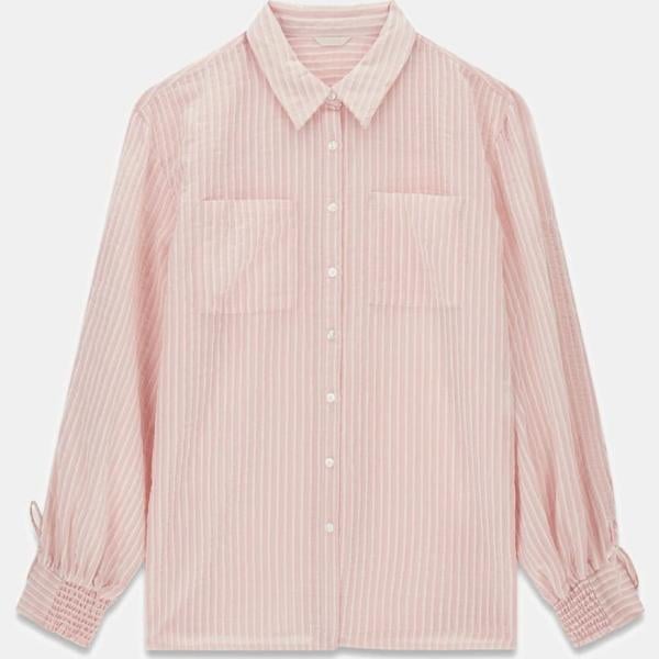 camisas Guess blanco de rayas