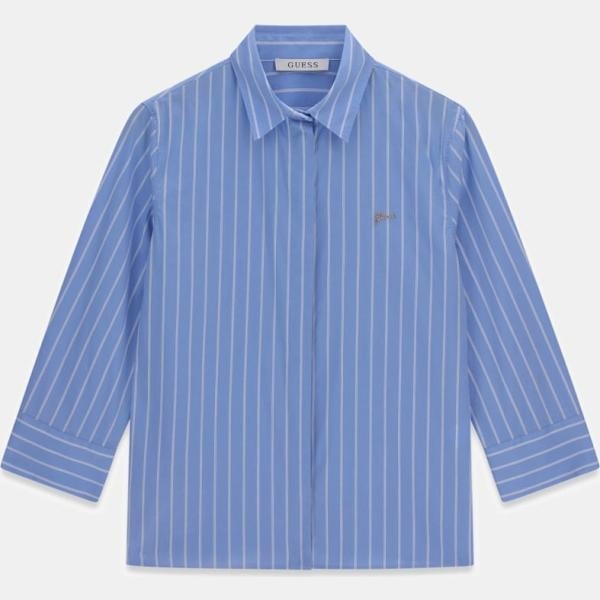 camisas Guess blanco de rayas