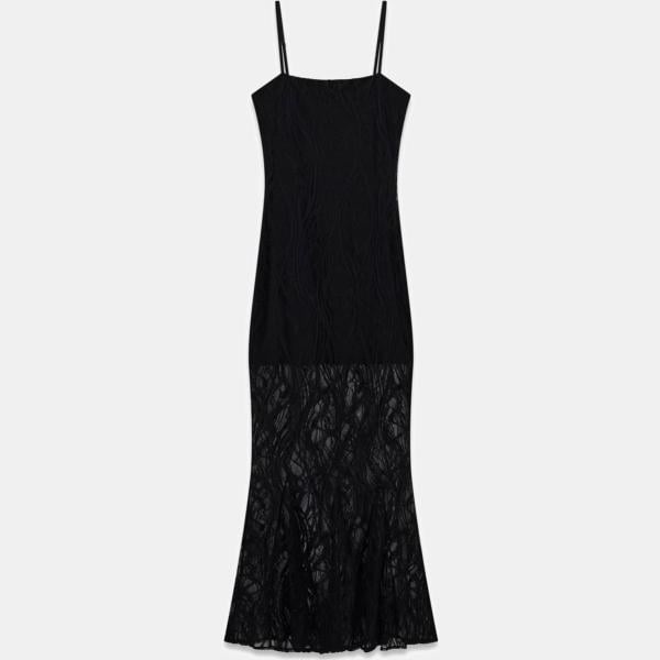 vestidos largos Guess negro