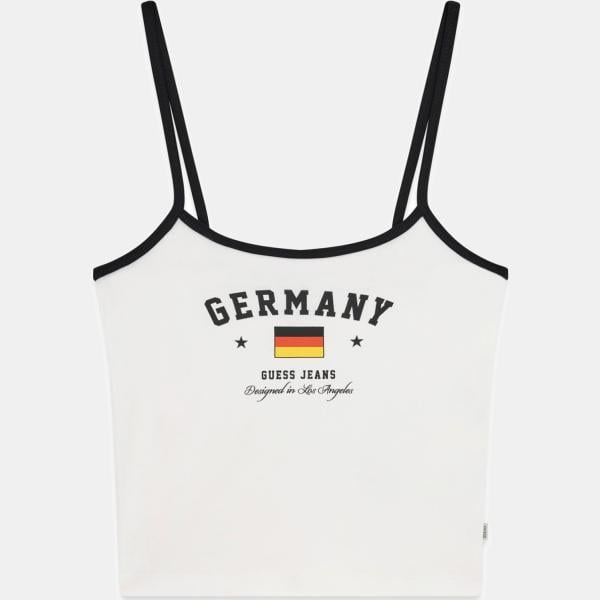 camisetas sin mangas Guess blanco con diseños