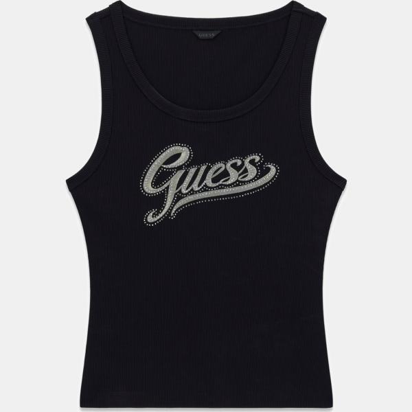 camisetas sin mangas Guess blanco