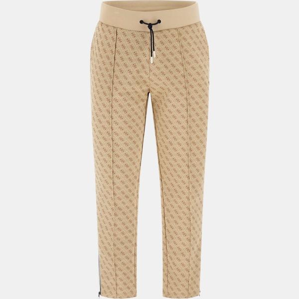 Pantalones hombre con cordones snow white con diseños corto polar Guess