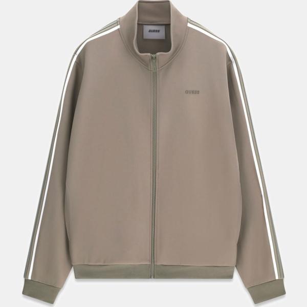 Sudadera hombre snow white cuello alto de manga larga con cremallera Guess