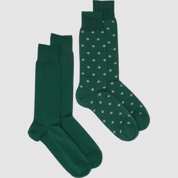 Calcetines hombre gris oscuro algodón Piombo