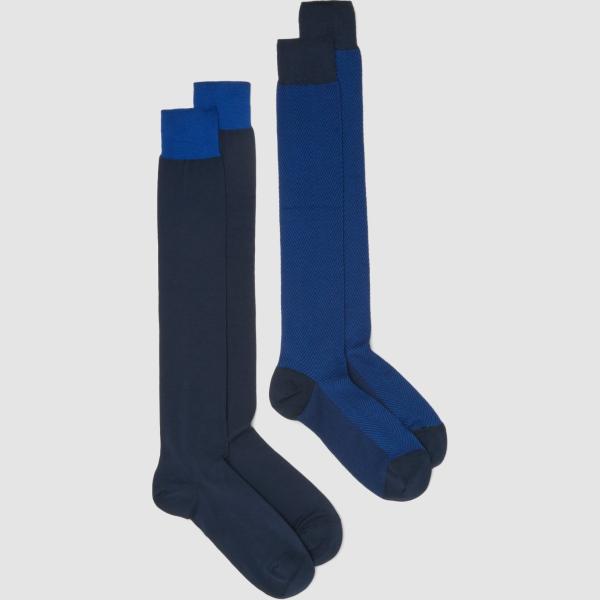 Calcetines hombre light gray maxi algodón Piombo