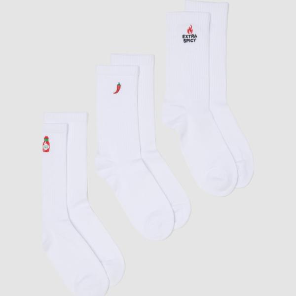Calcetines hombre ivory white largo B.angel