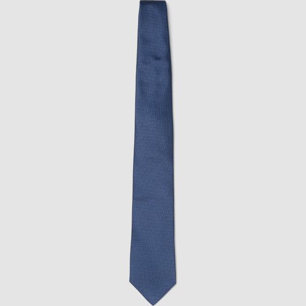Corbata hombre light gray de cuadros Piombo