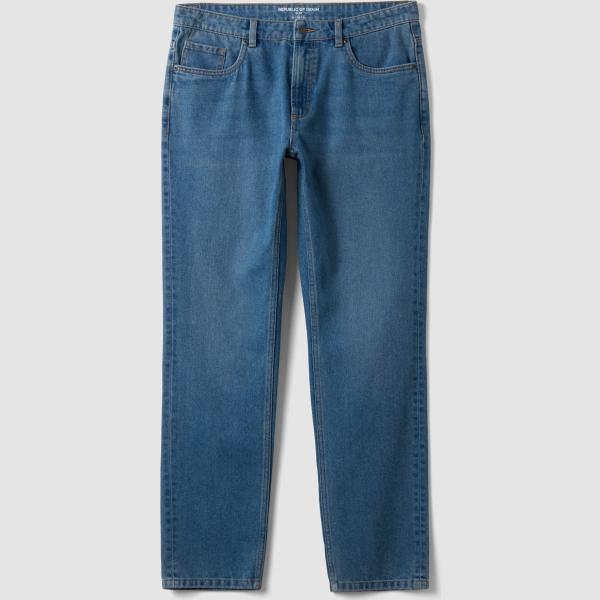 Vaqueros slim fit hombre dark blue efecto lavado con cremallera viscosa Republic Of Denim