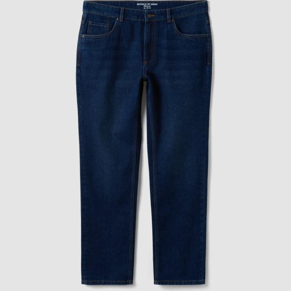 Vaqueros rectos hombre dark blue viscosa Republic Of Denim