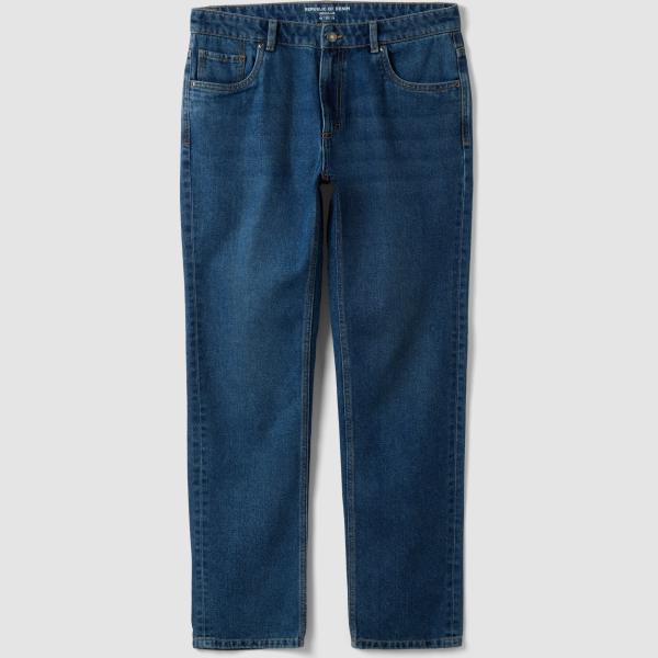Vaqueros rectos hombre dark blue viscosa Republic Of Denim