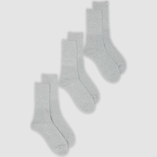 Calcetines hombre light gray corto Ovs