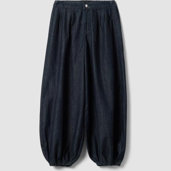 Vaqueros mujer light gray cintura baja con cinturón denim Les Copains