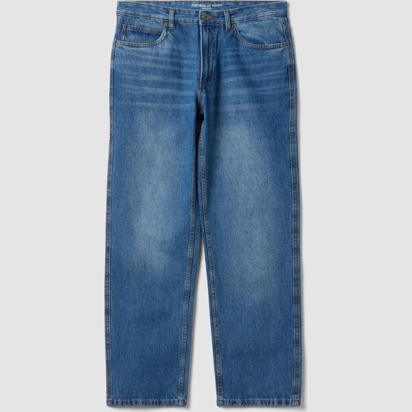 Vaqueros hombre medium blue efecto lavado con cremallera denim Republic Of Denim