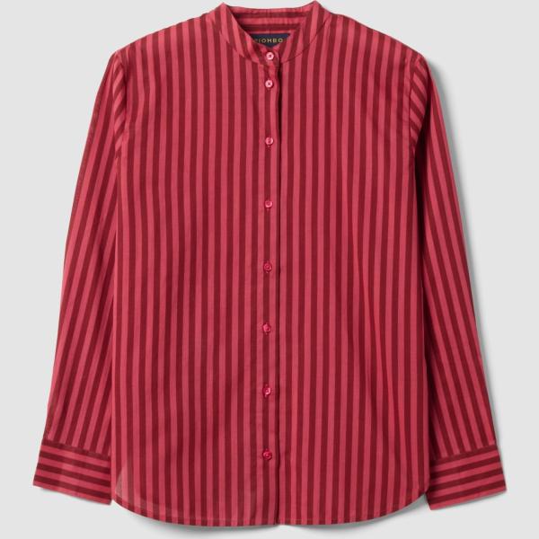 camisas Piombo rojo de rayas