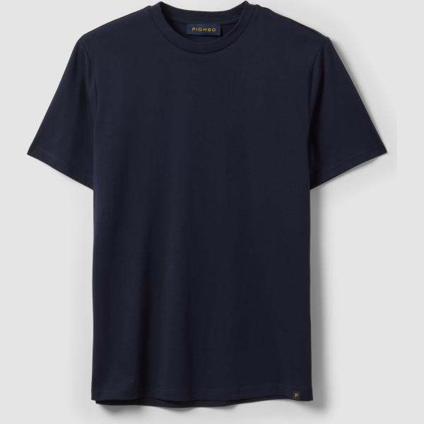 Camiseta hombre jet black largo de manga corta Piombo