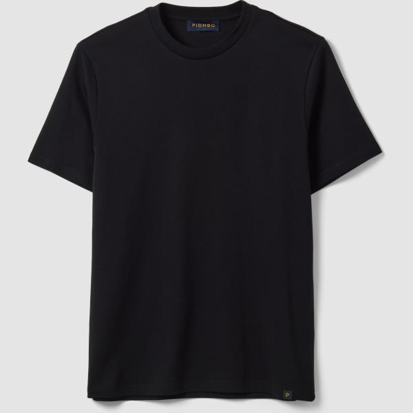 Camiseta hombre jet black largo de manga corta Piombo