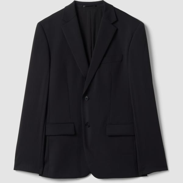 Chaqueta hombre jet black largo Piombo Tech