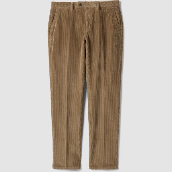 Pantalones hombre light brown con cremallera Piombo Contemporary