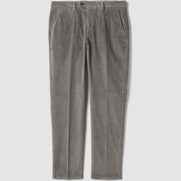 Pantalones hombre gris oscuro con cremallera Piombo Contemporary