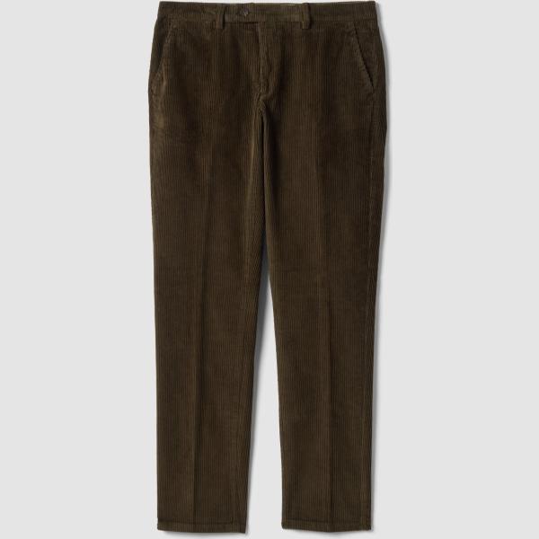 Pantalones hombre marrón oscuro con cremallera Piombo Contemporary
