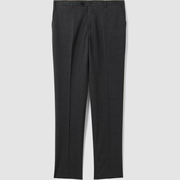 Pantalones hombre jet black con cremallera viscosa Piombo