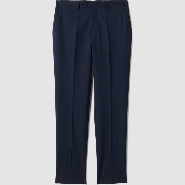 Pantalones hombre light gray con cremallera viscosa Piombo