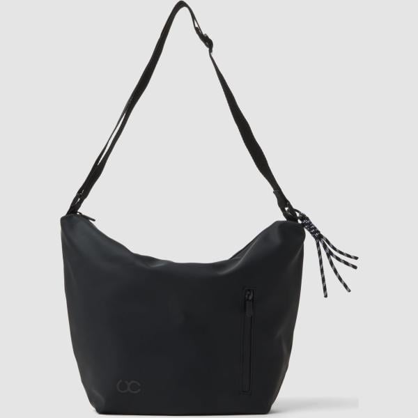 Bolso de hombro mujer con cordones light gray con cremallera Urban Commuter