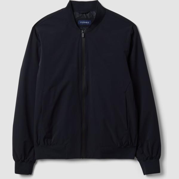 Chaqueta hombre dark blue cuello alto con cremallera Piombo Tech