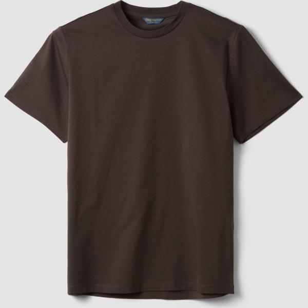Camiseta hombre marrón oscuro de manga corta Ovs
