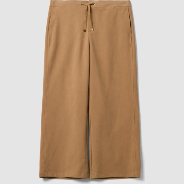 Pantalones mujer light gray corto con cinta Mya