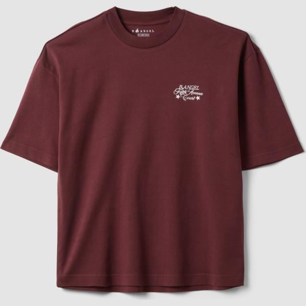 Camiseta hombre mini marrón oscuro con diseños corto de manga corta B.angel