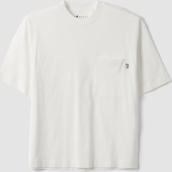 Camiseta hombre boxy ivory white corto de manga corta B.angel